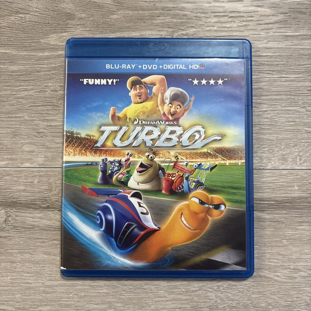 Turbo (Blu-ray/DVD, 2013, 2-Disc Set, Includes Digital Copy)